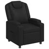 vidaXL Fotoliu recliner Negru 75 x 95 x 106 cm Țesătură