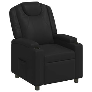 vidaXL Fotoliu recliner Negru 75 x 95 x 106 cm Țesătură