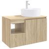 vidaXL Set de mobilier pentru baie 2 buc. Stejar Sonoma Lemn prelucrat