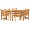 vidaXL Set de masă pentru grădină 7 pcs Maro Lemn Solid de Acacia