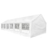 vidaXL Cort de petrecere, alb, 12 x 6 m
