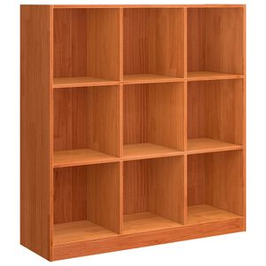 vidaXL Dulap pentru cărți Maroniu cerat 104 x 33 x 110 cm