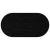 vidaXL Blat de masă maro &icirc;nchis 80x40x2 cm lemn masiv de stejar oval