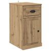 vidaXL Dulap lateral Stejar Artizanal 40 x 50 x 75 cm Lemn compozit