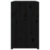 vidaXL Dulap bucătărie de exterior negru, 106x55x92 cm, lemn masiv pin