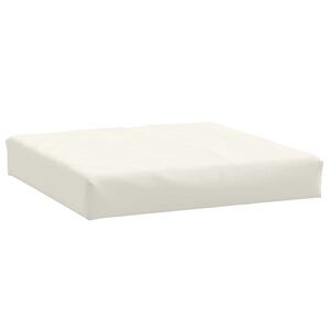 vidaXL Pernă de paleți, melanj crem, 60x60x9,5 cm, material textil