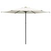 vidaXL Parasol de Grădină Dreptunghiular 3 x 3 m Poliester Crem