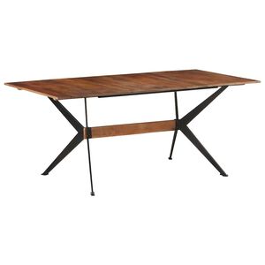 vidaXL Masă de bucătărie, 180x90x76 cm, lemn masiv de mango