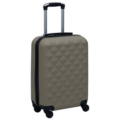 vidaXL Set de valize cu carcasă rigidă, 2 piese, antracit, ABS