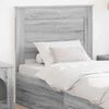 vidaXL Tăblie cap cu headboard Gri Sonoma 75 cm Lemn compozit