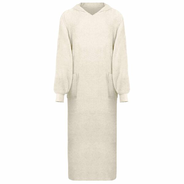 vidaXL Hanorac pătură KINN Crem XXL Bumbac