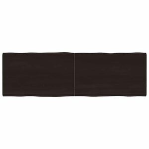 vidaXL Blat masă, 160x50x4 cm, gri, lemn stejar tratat contur organic