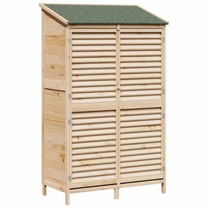vidaXL Sălaș de grădină natural 106 x 56 x 176,5 cm Lemn de Brad Solid