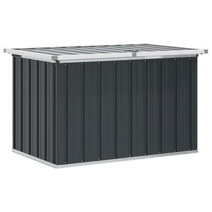 vidaXL Ladă de depozitare pentru grădină, antracit, 109 x 67 x 65 cm
