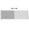vidaXL Copertină laterală retractabilă de terasă, gri, 100 x 300 cm