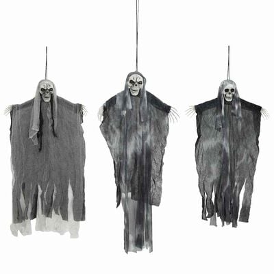 Fantome Halloween suspendate 3 buc. negre 66 x 110 cm