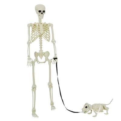 Set 2 schelete Halloween albe 155 x 38,5 cm