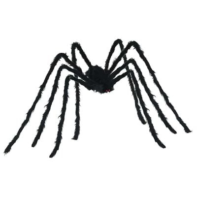 Decorațiune păianjen Halloween cu pânze 2 buc. neagră și albă 200 cm