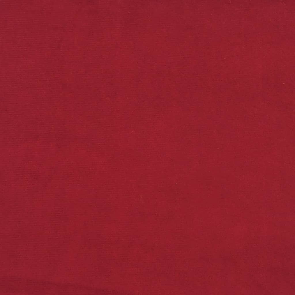 vidaXL Taburet, roșu vin, 60x60x36 cm, catifea