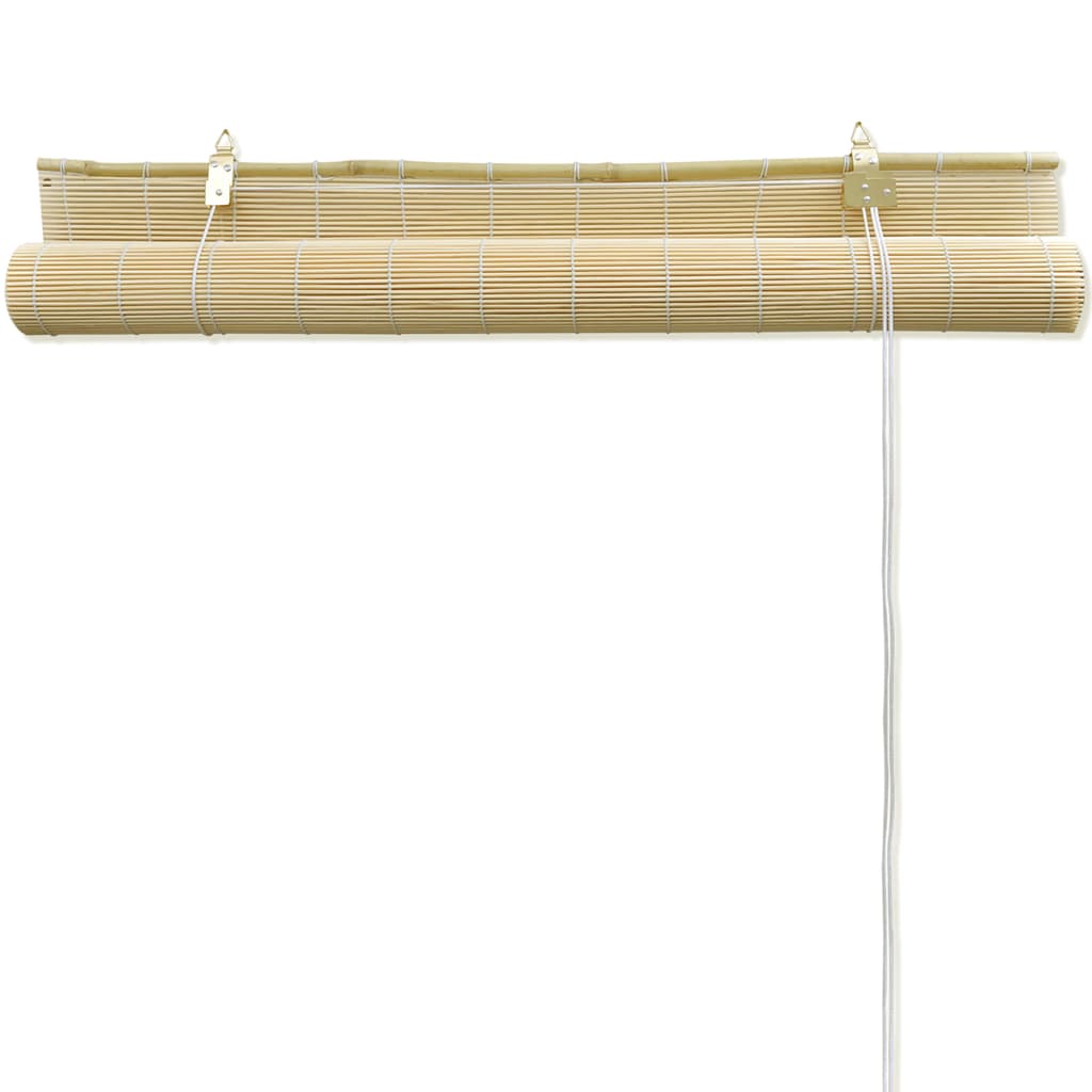 vidaXL Jaluzea tip rulou, natural, 100x220 cm, bambus