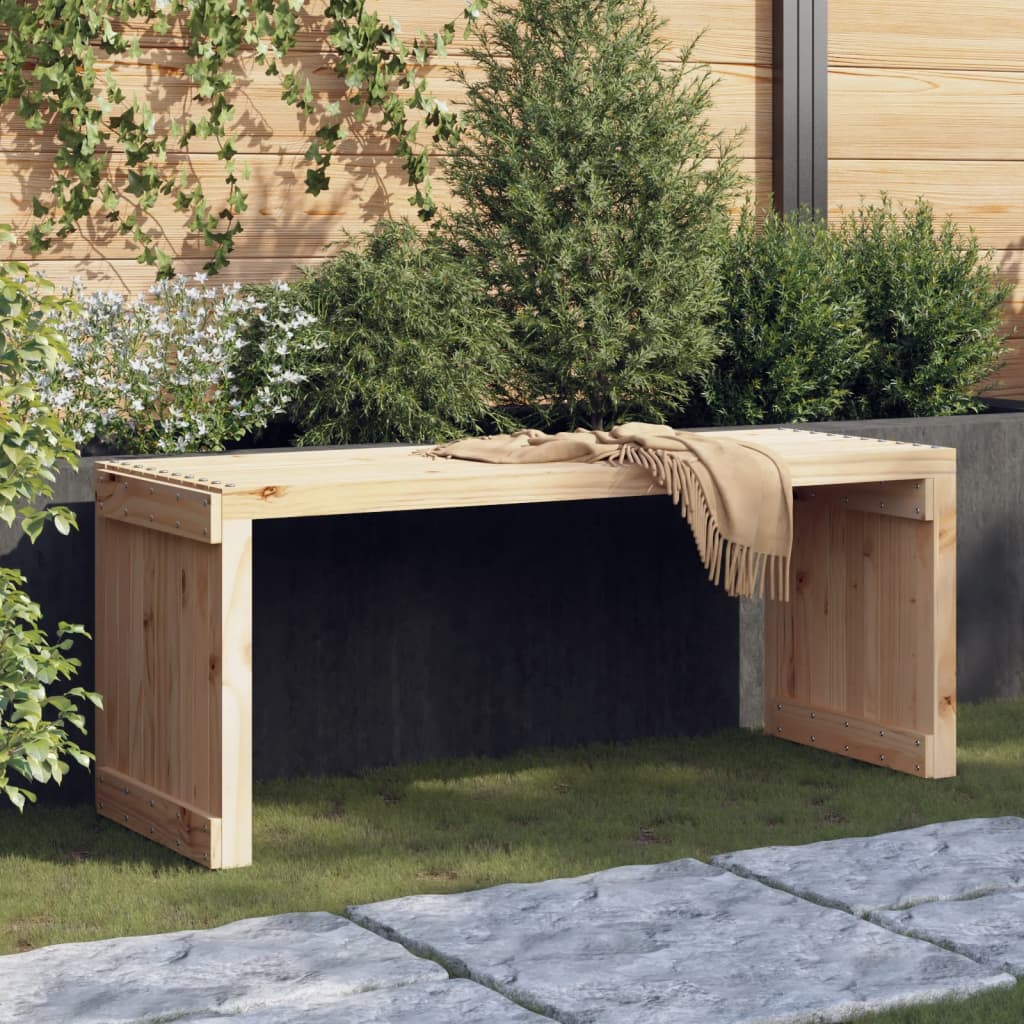 vidaXL Bancă grădină extensibilă, 212,5x40,5x45 cm, lemn masiv pin