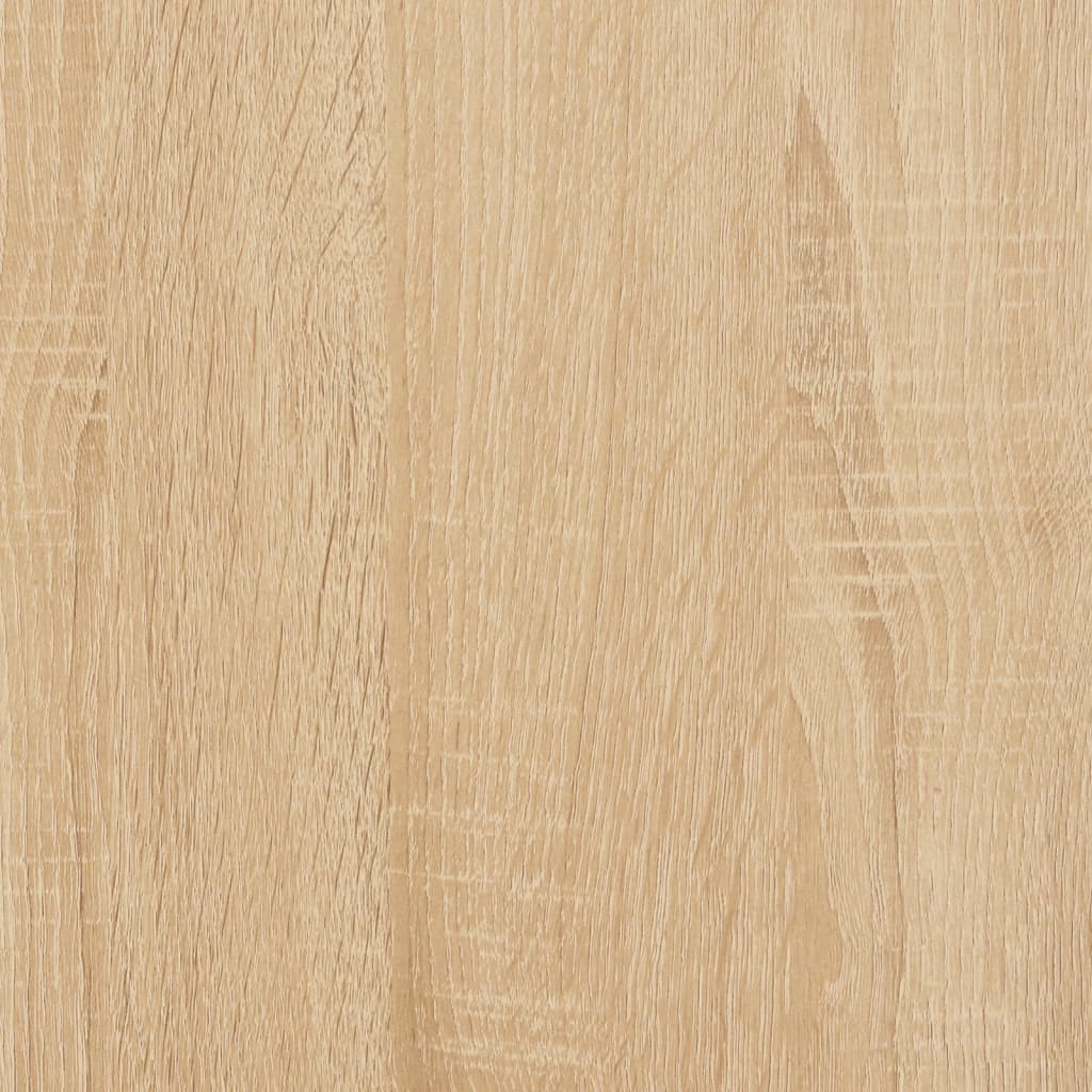 vidaXL Cutie de depozitare viniluri, stejar sonoma, 71x34x36 cm, lemn