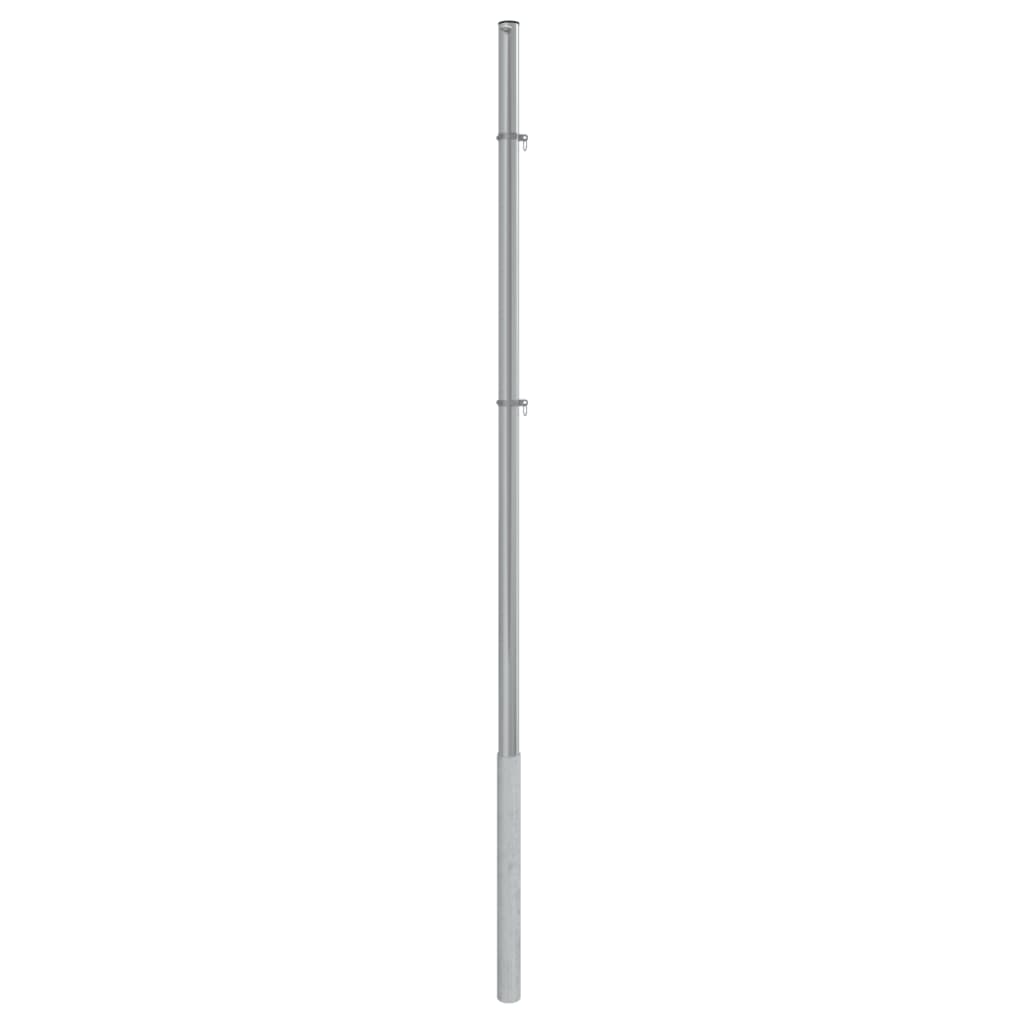 vidaXL Stâlp pentru parasolar, 200 cm, oțel inoxidabil