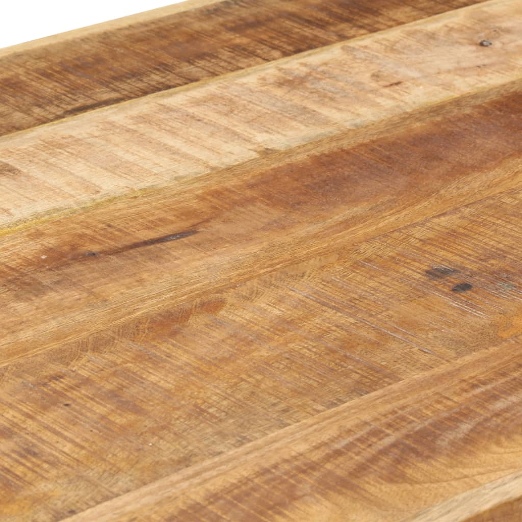 vidaXL Masă de bucătărie, 220x100x75 cm, lemn masiv de mango nefinisat