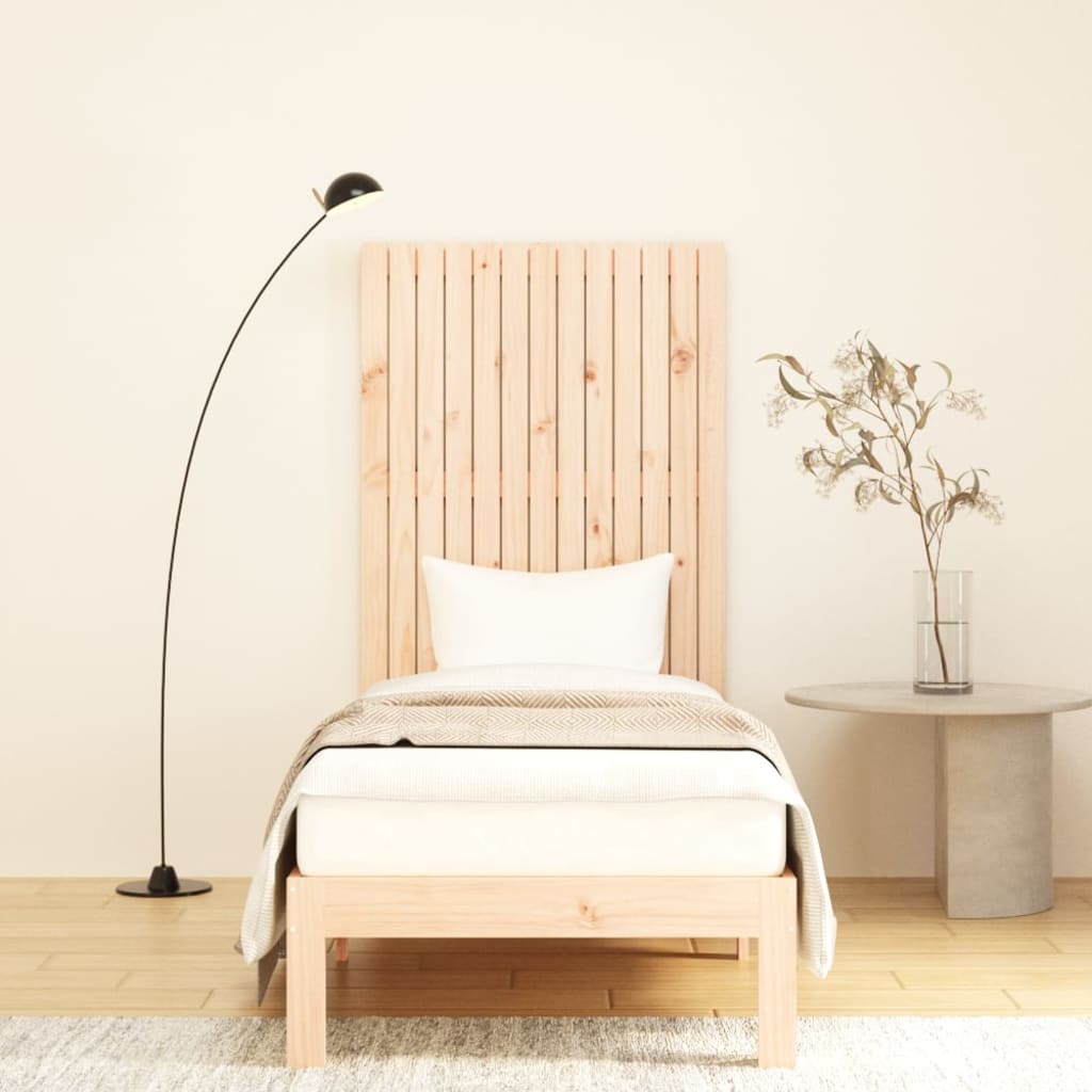 vidaXL Tăblie de pat pentru perete, 82,5x3x110 cm, lemn masiv de pin