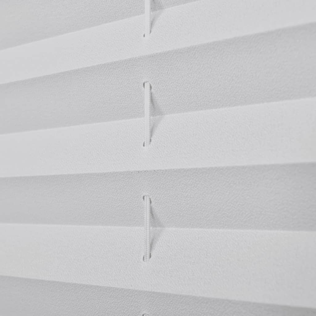 Jaluzea plisse, alb, 100x150 cm, pliuri