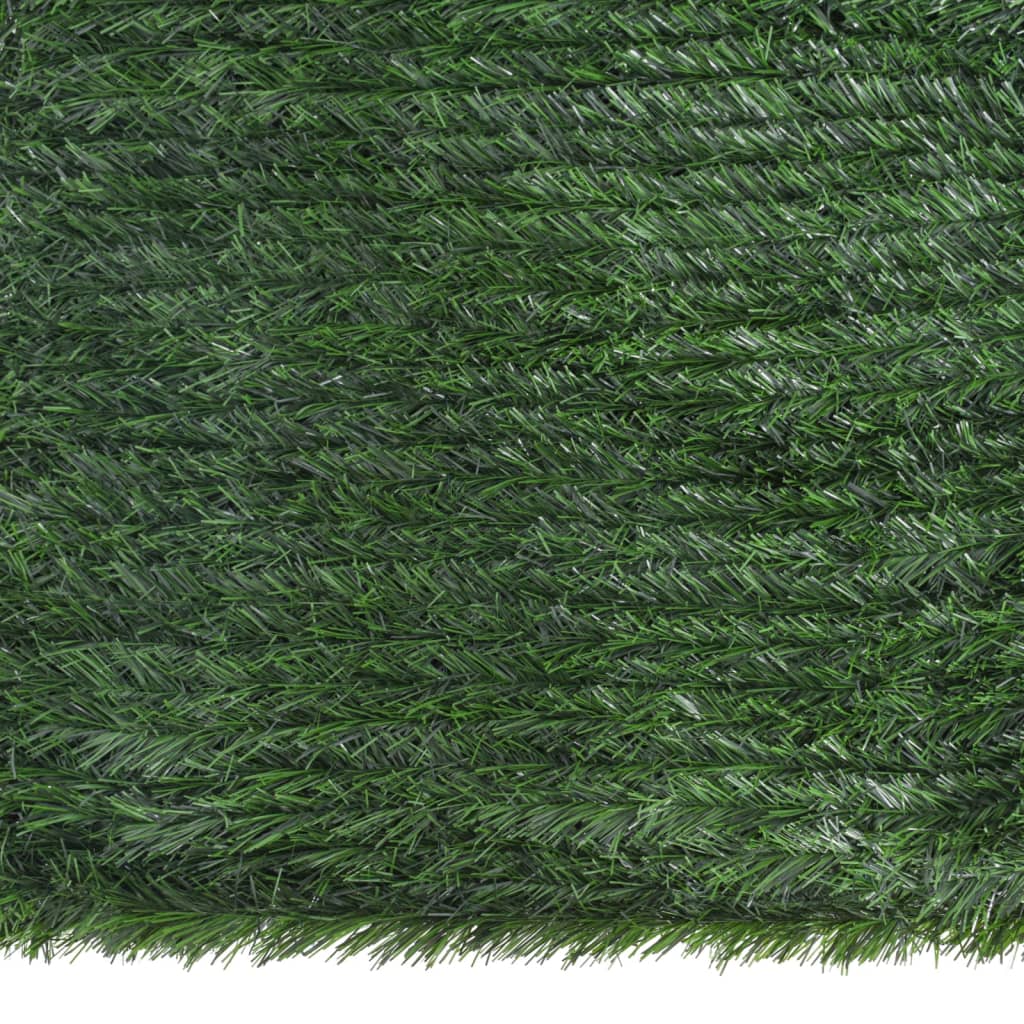 vidaXL Gard cu iarbă artificială, verde, 1x10 m