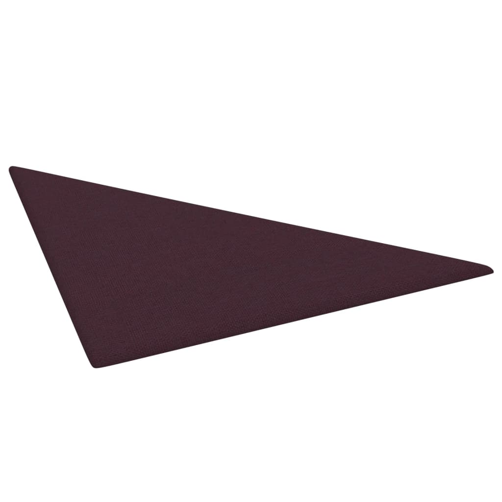 vidaXL Panouri de perete 12 buc. violet 30x30 cm textil 0,54 m²