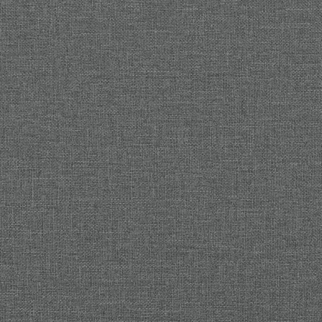 vidaXL Perne decorative, 2 buc., gri închis, Ø15x50 cm, textil