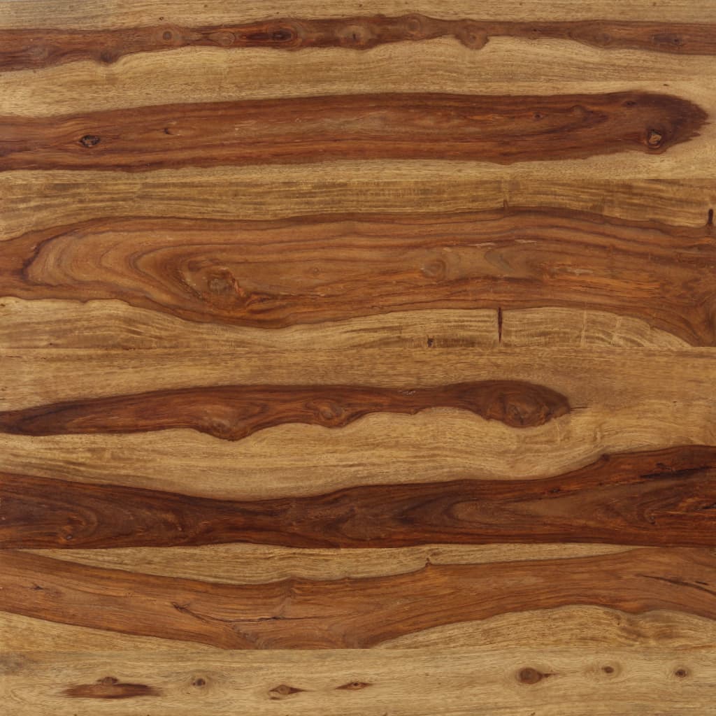 vidaXL Masă de bucătărie, lemn masiv de sheesham, 82 x 80 x 76 cm