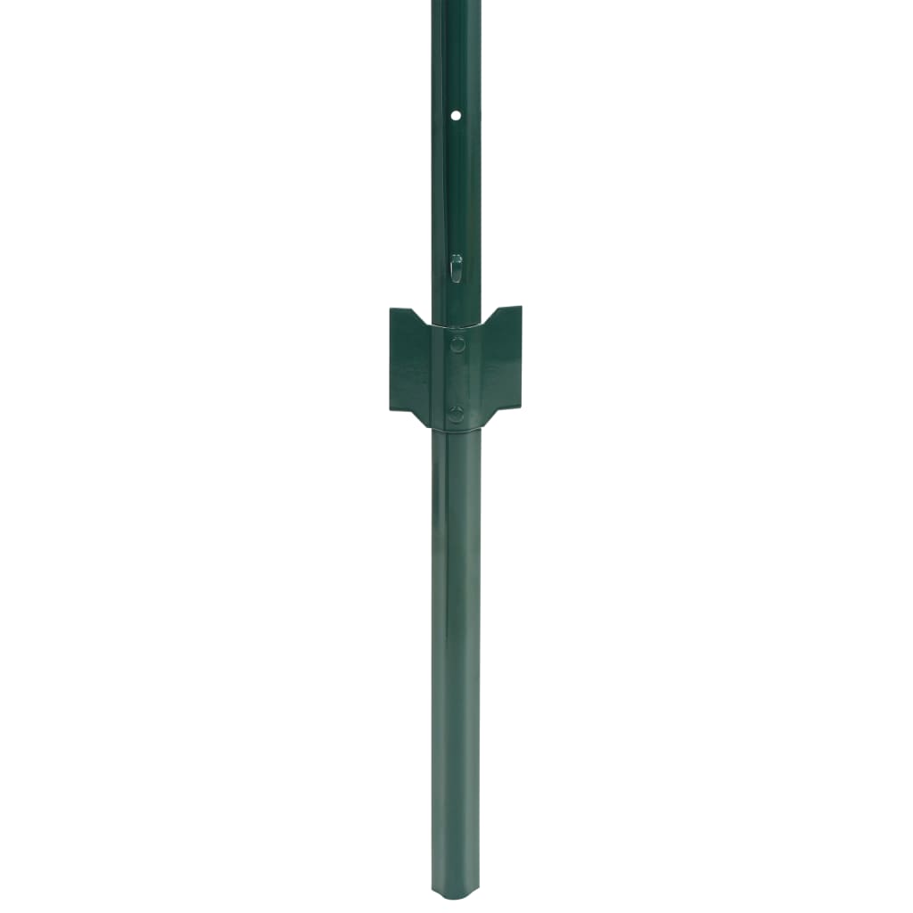 vidaXL Gard Euro, verde, 20 x 0,8 m, oțel