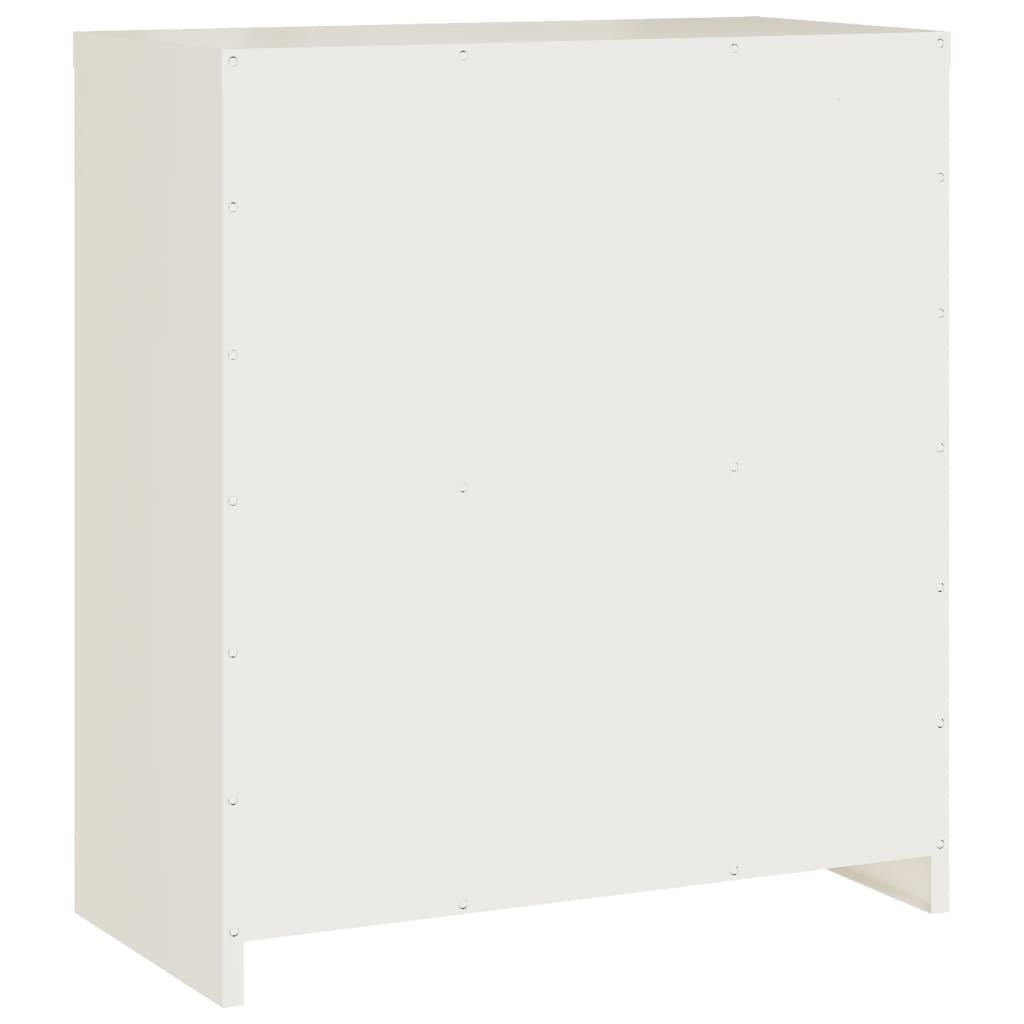 vidaXL Dulap pentru dosare, alb, 79x40x90 cm, oțel