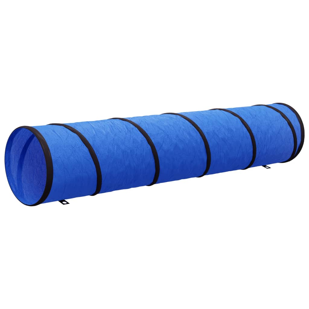 vidaXL Tunel pentru câini, albastru, Ø 40x200 cm, poliester