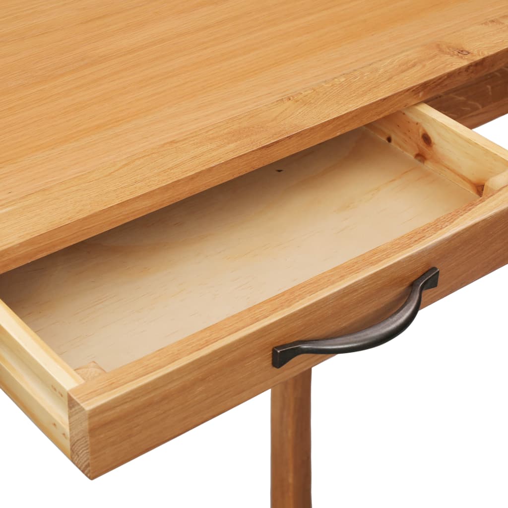 vidaXL Set mobilier de bar, 3 piese, lemn masiv de stejar