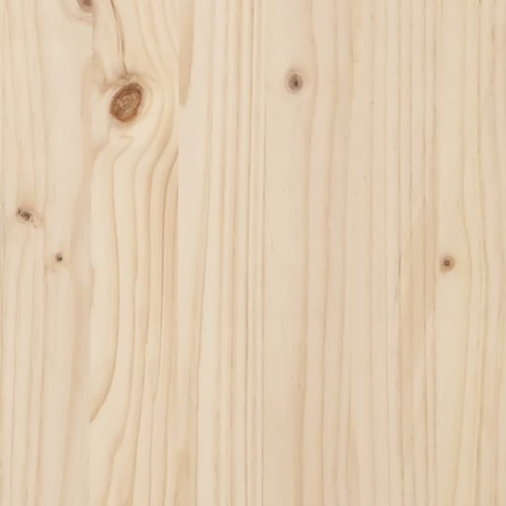 vidaXL Tăblie de pat pentru perete, 96x3x63 cm, lemn masiv de pin