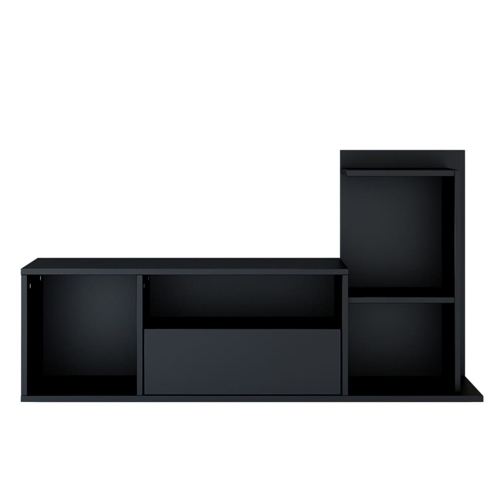 Homemania Suport TV „Sumatra”, 120x30x30/65 cm, negru