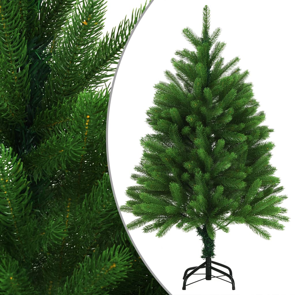 vidaXL Brad de Crăciun artificial ace cu aspect natural 120 cm verde