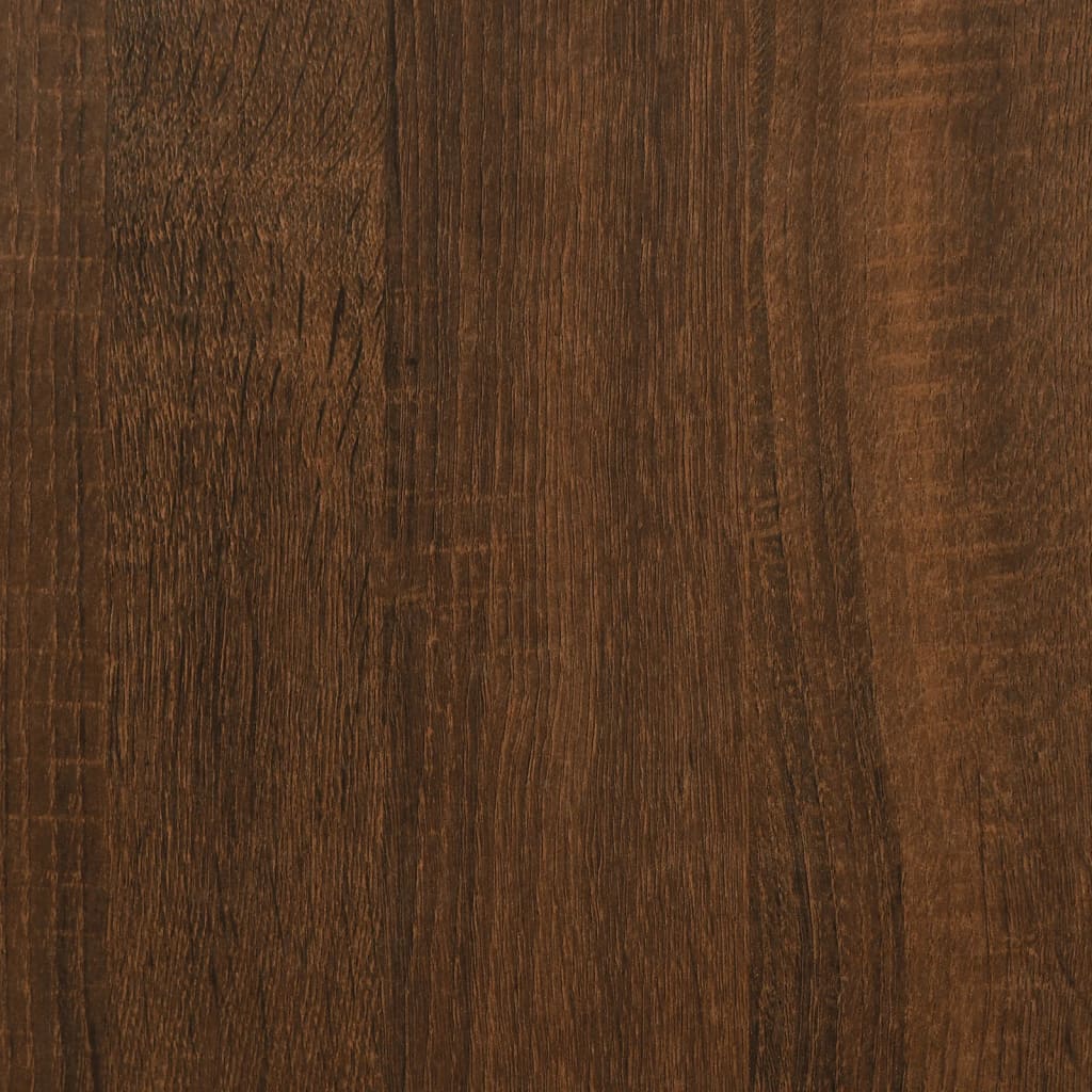 vidaXL Măsuță consolă, stejar maro, 75x28x75 cm, lemn prelucrat