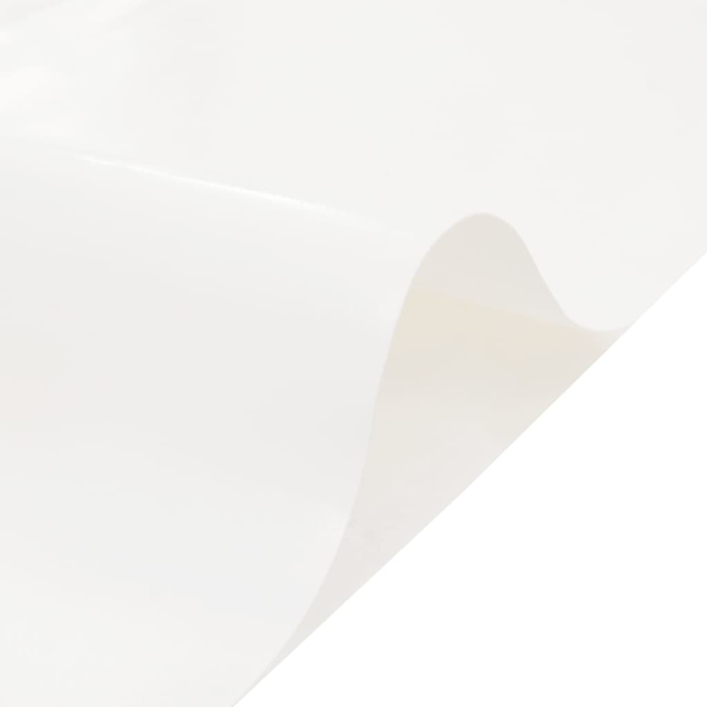 vidaXL Prelată, alb, 1,5x6 m, 650 g/m²