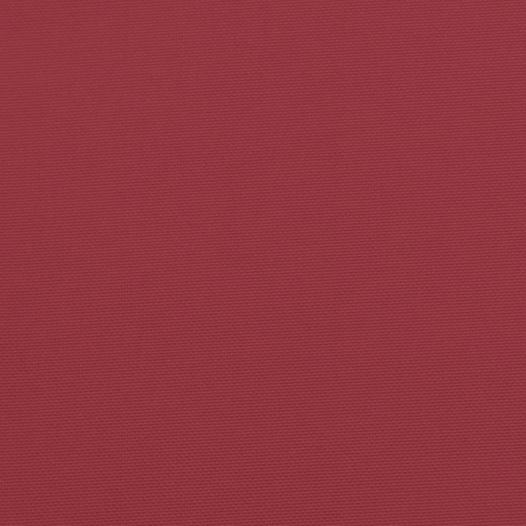 vidaXL Pernă de paleți, roșu vin, 80x40x12 cm, material textil