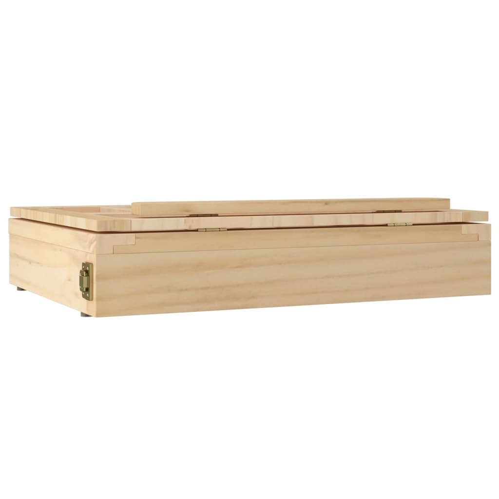 vidaXL Șevalet de masă cu sertar, 33,5x25,5x7 cm, lemn masiv de pin