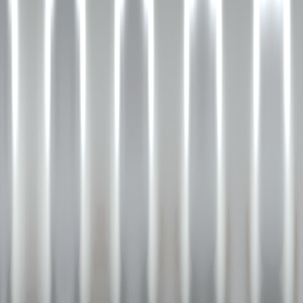vidaXL Panouri de acoperiș, 12 buc., oțel vopsit, argintiu, 100x36 cm