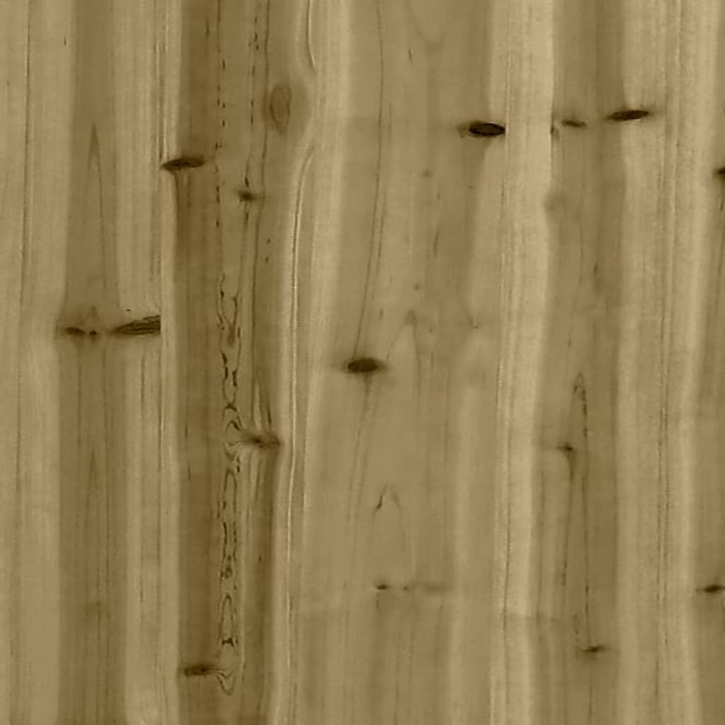 vidaXL Taburet de grădină, 120x80 cm, lemn de pin impregnat