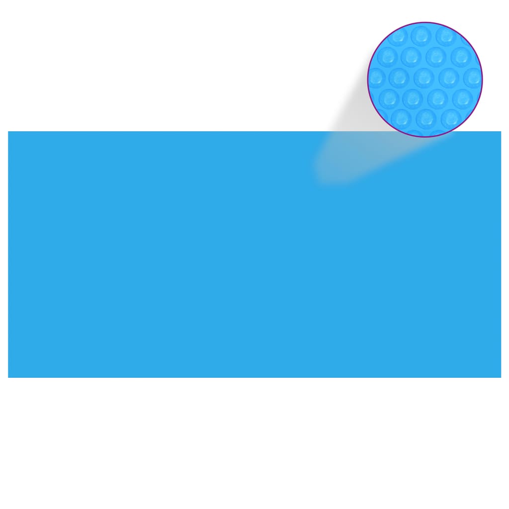 vidaXL Prelată piscină, albastru, 488 x 244 cm, PE