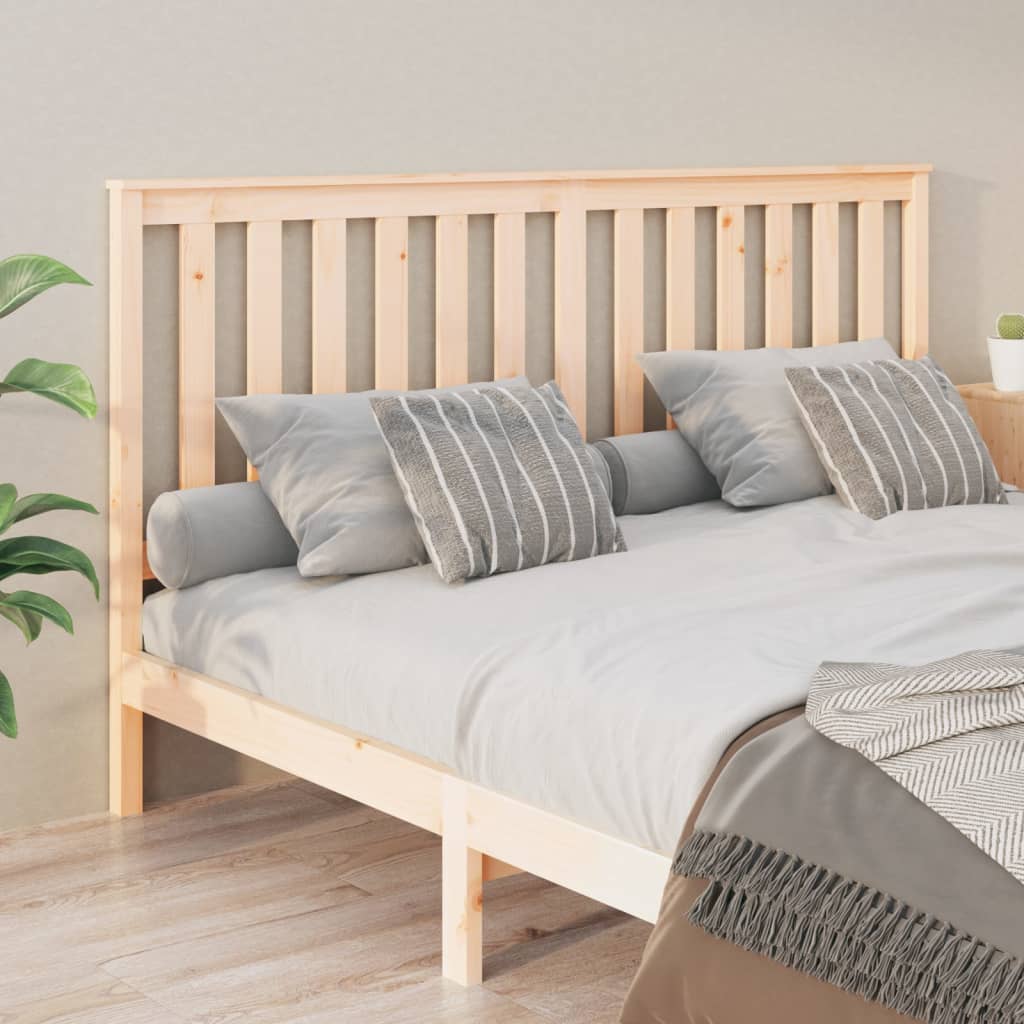 vidaXL Tăblie de pat, 186x6x101 cm, lemn masiv de pin