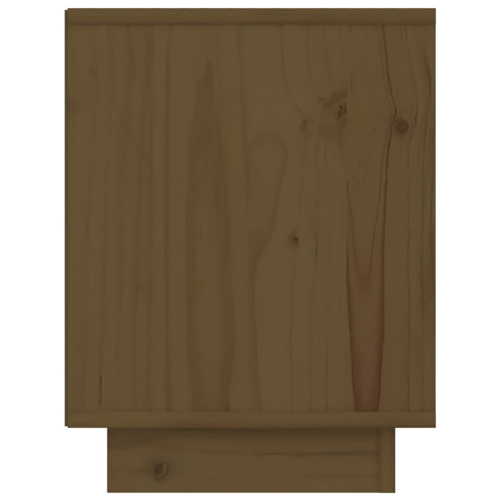 vidaXL Noptieră, maro miere, 40x30x40 cm, lemn masiv de pin